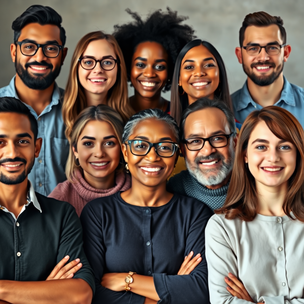 Diverse group of people representing different alternative lending scenarios including self-employed, new immigrants, and non-traditional income sources